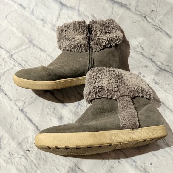 Gray Boots with faux fur - Picture 2 of 4